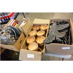 LARGE BOX OF CUTLERY BOWLS AND COOKBOOKS