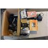 Image 1 : BOX OF CAMERAS AND ACCESSORIES