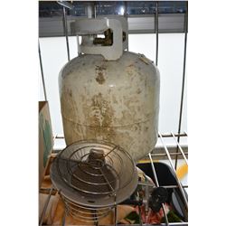 PROPANE TANK AND HEATER