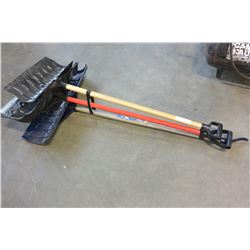 THREE SNOW SHOVELS