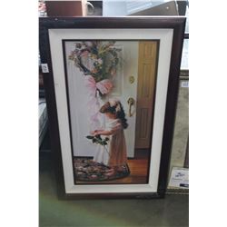 CHERRY FRAMED PRINT WHERE THE HEART IS