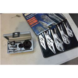 MASTERCRAFT LOCKING PLIERS SET AND HOLE BIT SET