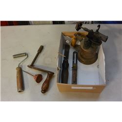 VINTAGE TOOLS AND BLOW TORCH