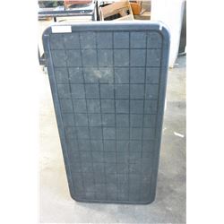 BLACK PLASTIC FOLDING TABLE