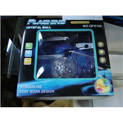 BRAND NEW FLASHING CRYSTAL BALL DRONE HEAT SENSORED