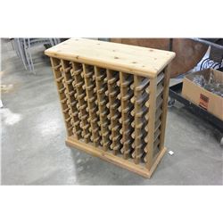 RUSTIC PINE WINE RACK