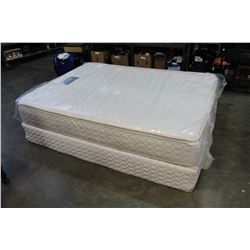 QUEEN SIZE SERTA PERFECT SLEEPER MATTRESS AND BOX