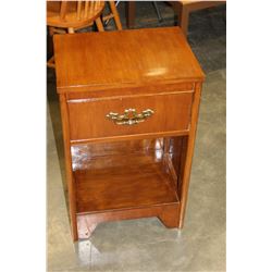 ONE DRAWER WOOD NIGHTSTAND