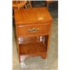 Image 1 : ONE DRAWER WOOD NIGHTSTAND