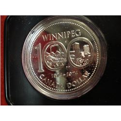 1974 SILVER WINNIPEG COIN UNCIRCULATED