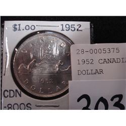 1952 CANADIAN 800 SILVER DOLLAR
