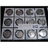 Image 1 : TWELVE USE KENNEDY HALF DOLLARS