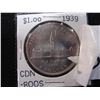 Image 1 : 1939 CANADIAN 800 SILVER DOLLAR
