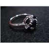 Image 1 : STERLING SILVER GENUINE SAPHIRE RING RETAIL $250.00