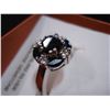 Image 2 : STERLING SILVER GENUINE SAPHIRE RING RETAIL $250.00