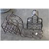 Image 1 : THREE DECORATIVE WINE RACKS