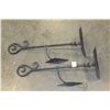 Image 2 : PAIR OF OUTDOOR WALL MOUNT CANDLE SCONCES