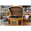 Image 1 : TECHNOSONIC OAK CASED REPRO RECORD PLAYER STEREO
