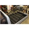 Image 6 : AS NEW QUEENSIZE GREY MODERN PLATFORM BEDFRAME WITH HYDARAULIC LIFT FOR UNDER STORAGE RETAIL $1899