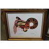 Image 1 : ACRYLIC ON CANVAS CROOKED BEAK MASK BY PHILIP WALKUS