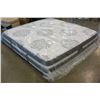 Image 1 : NEW FLOOR MODEL KINGSIZE SERTA PERFECT SLEEPER ARBOR WALK 4 INCH EURO TOP MATTRESS WITH BOXSPRINGS R