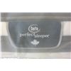 Image 2 : NEW FLOOR MODEL KINGSIZE SERTA PERFECT SLEEPER ARBOR WALK 4 INCH EURO TOP MATTRESS WITH BOXSPRINGS R
