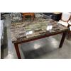 Image 1 : NEW FAUX MARBLE DINING TABLE