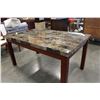 Image 3 : NEW FAUX MARBLE DINING TABLE