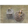 Image 1 : TWO LARGE TWIG CANDLE HOLDERS
