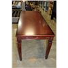 Image 2 : NEW CUSTOM CARVED MAHOGANY DESK DINING TABLE