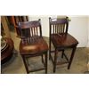 Image 1 : PAIR OF NEW WOOD BARSTOOLS