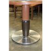 Image 2 : ROUND MODERN CHROME BASE TABLE