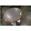 Image 3 : ROUND MODERN CHROME BASE TABLE