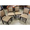 Image 2 : SET OF FOUR MODERN DINING CHAIRS