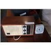 Image 1 : TUBE RADIO AND ALARM CLOCK