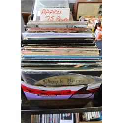 BOX OF 75 RECORDS