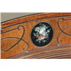 Image 2 : VINTAGE WALNUT FRAMED WALL MIRROR
