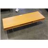 Image 2 : IKEA MAPLE COFFEE TABLE WITH STORAGE DRAWERS