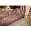 Image 3 : NEW MODERN 2 PIECE SECTIONAL WITH CHAISE, 2 TONE BRON MICROFIBRE COMFORTABLE SEATING, WITH THROW CUS