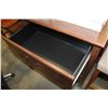 Image 3 : DARK WALNUT 3 DRAWER MODERN DRESSER