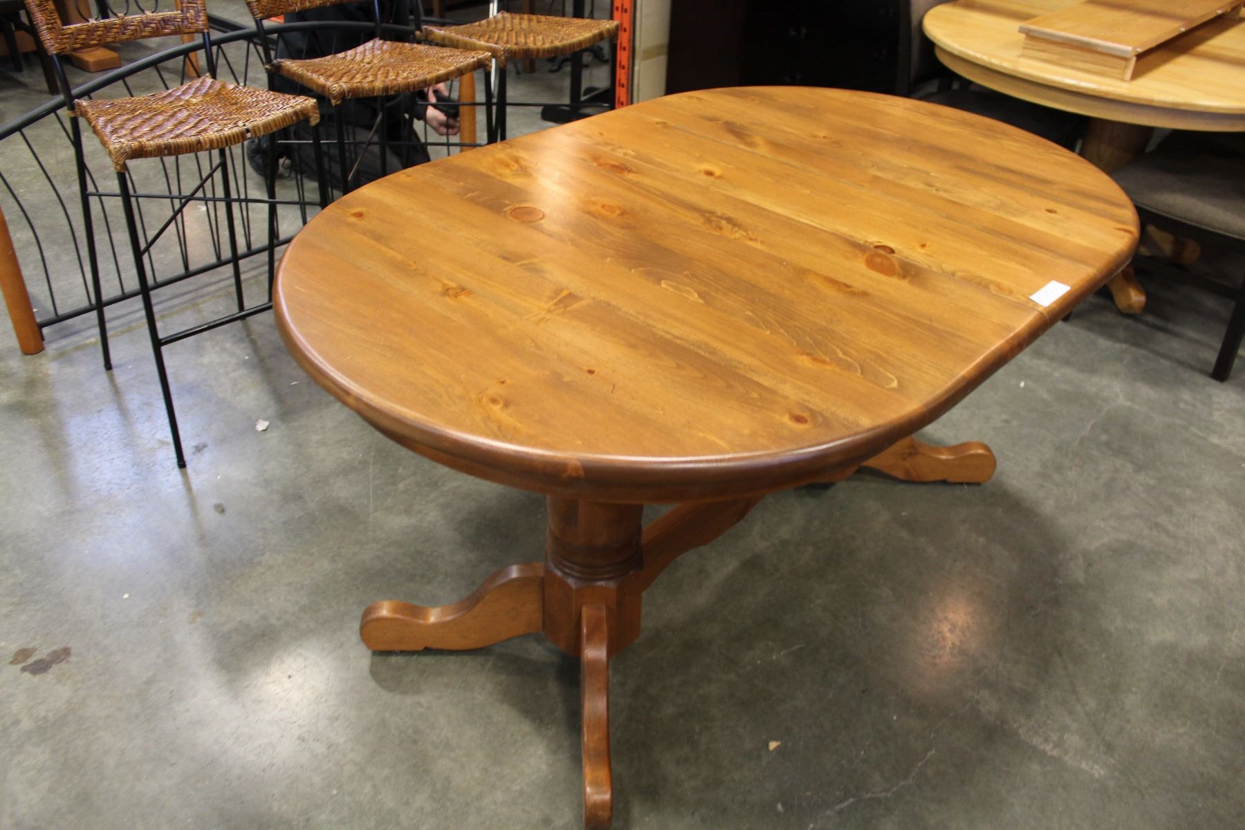 oak dining room tables redone