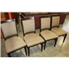 Image 1 : SET OF FOUR MODERN DINING CHAIRS