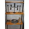 Image 1 : LOT OF METAL WARE CANDLESTICKS ETC