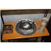 Image 2 : LOT OF METAL WARE CANDLESTICKS ETC
