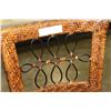 Image 4 : THREE IRON AND WICKER BAR STOOLS