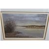 Image 3 : VINTAGE FRAMED PAINTING BOAT AND SIGNED WATERCOLOR