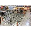 Image 1 : QUEEN SIZE METAL AND MAPLE BEDFRAME