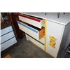 Image 2 : CHILDS 4 DRAWER AND SIDE WARDROBE DRESSER