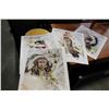 Image 1 : FOUR UNFRAMED NATIVE PRINTS BY ROB LARSEN