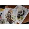 Image 3 : FOUR UNFRAMED NATIVE PRINTS BY ROB LARSEN